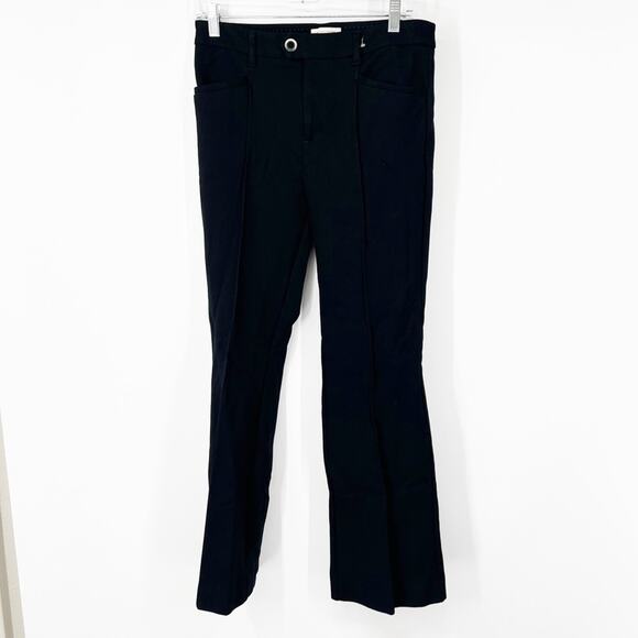 Essentials by Anthropologie The Essential Flare Trousers in Black - Picture 2 of 10